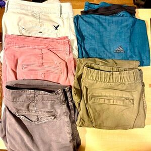 American Eagle Shorts, H&M Trousers & Adidas Short